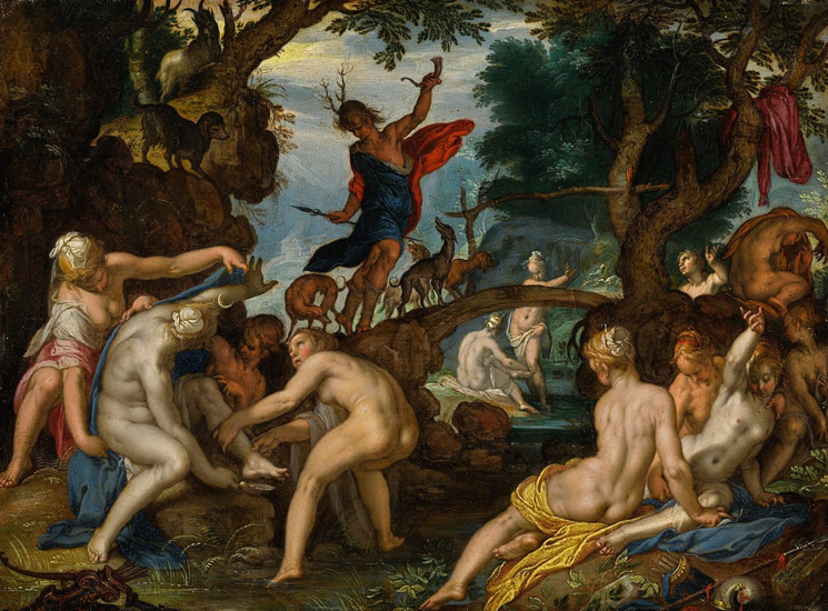 Atteone e Diana. J. Wtewael (1608)